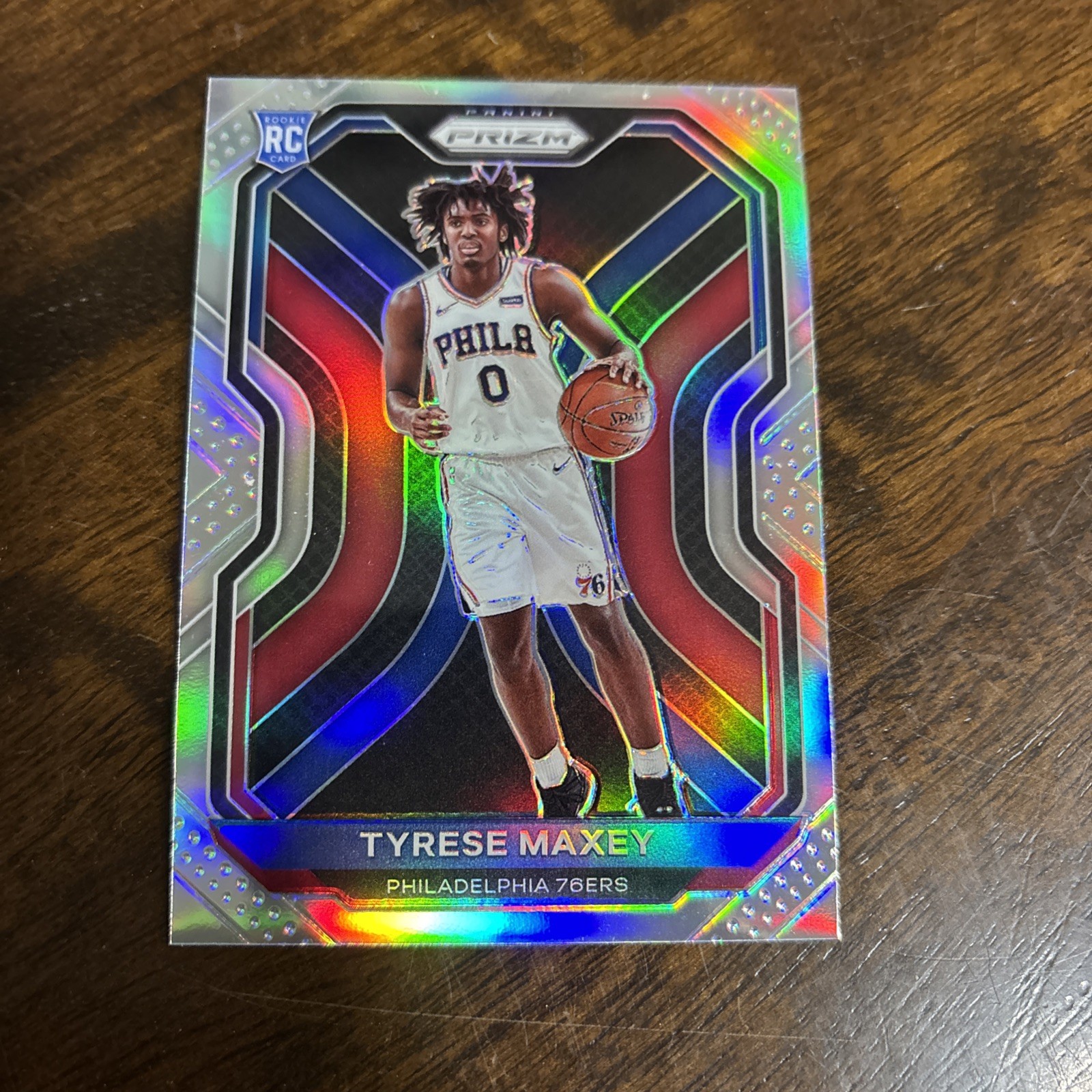 2020-21 Panini Prizm - Tyrese Maxey #256 Silver Prizm (RC)
