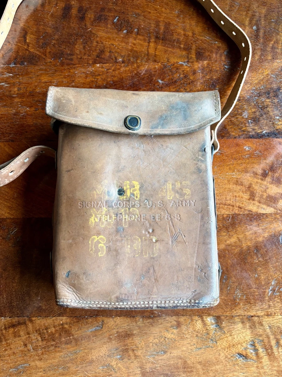 Field Telephone Indiana Original WWII US Field Gear & Equipment
