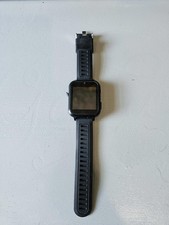 Black Bluetooth Smartwatch Powers On Fitness Tracker Style Preowned