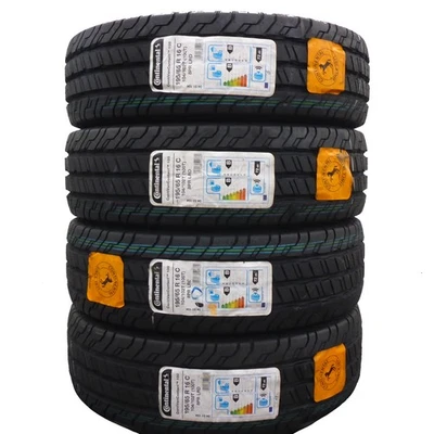 195 65 16C 4x CONTINENTAL 195/65R16C 104/102T Pneus D'Été 2019, 2020 VOLL - Photo 1/4