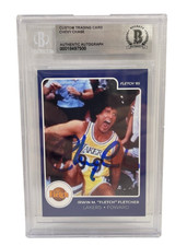 Chevy Chase Signed Fletch Trading Card Authentic Autograph Slabbed Beckett
