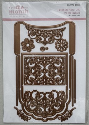 Amazing Paper Grace - Bezaubernder Taschenkartenanhänger und Umschlag - 14 Stanzformen Set.