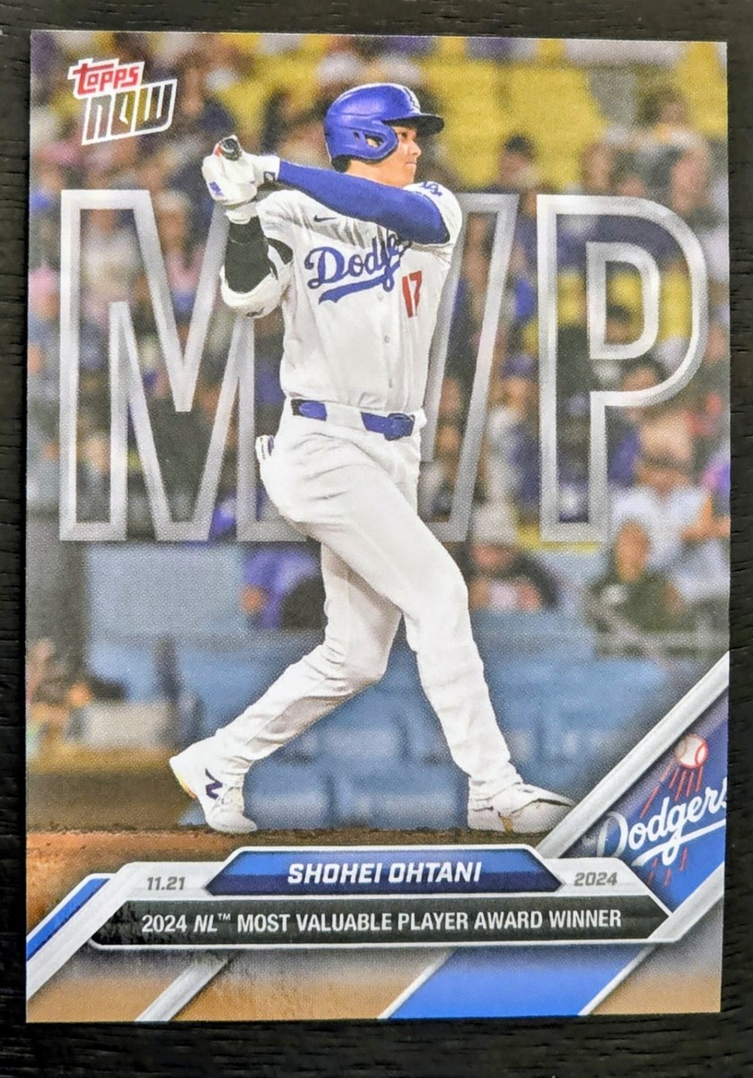 2024 MLB Topps Now Shohei Ohtani NL MVP Card OS-6 - LA Dodgers | eBay