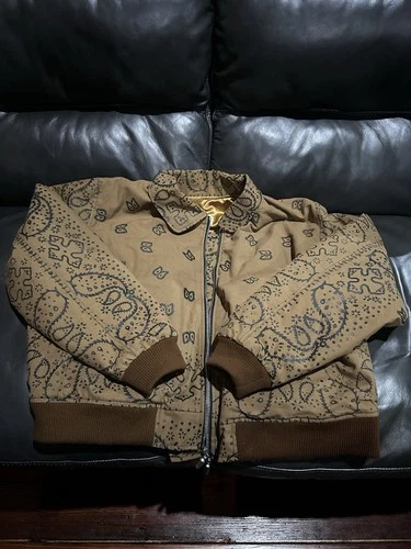 Rhude Paisley Brown Jacket - product listing photo