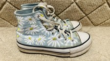 Converse Chuck Taylor Sneakers Girls Daisies Size 4