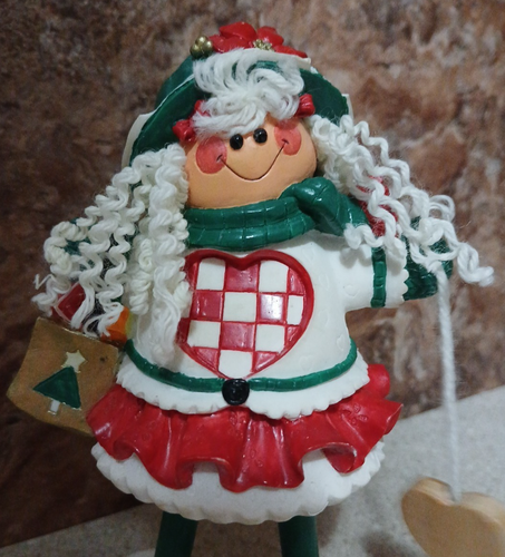 Poupée Enesco #144061 "Donnez de votre coeur ce Noël" 7"H 1995 - Photo 5/6