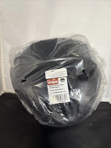 Venum Challenger 2.0 Skintex Leather MMA Training Headgear - Black