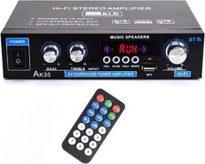 AK35 Stereo Amplifier Home Audio Bluetooth 5.0 Max 200W 2.0 Channel Mini Ampl...