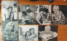 Lot Of 7 Bernard Kobel Traditional Tattoo Photo Vintage Tattooed Woman Cindy Ray