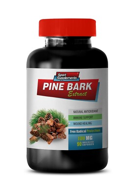pine nut oil - PINE BARK EXTRACT 100MG - digestive health (1 Bottle)