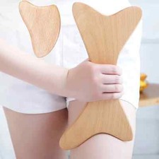 2 Pack Lymphatic Drainage Massager, Wood Therapy Massage, Wooden Gua Sha Tools