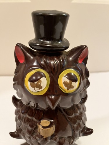 Vintage Norcrest Owl Decanter Japan - Picture 2 of 9