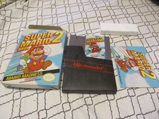 AUTHENTIC NINTENDO NES SUPER MARIO 2 WITH MANUAL AND BOX