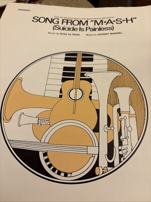 SONG FROM M*A*S*H  MASH (Suicide is Painless) Vintage Sheet Music