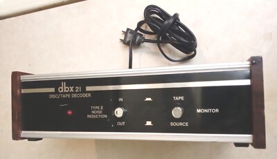 DBX 21 Disc/Tape decoder TYPE II noise reduction Used Vintage