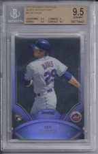 2010 Bowman Sterling Black Refractor #6 IKE DAVIS METS #19/25  9.5 GRADED