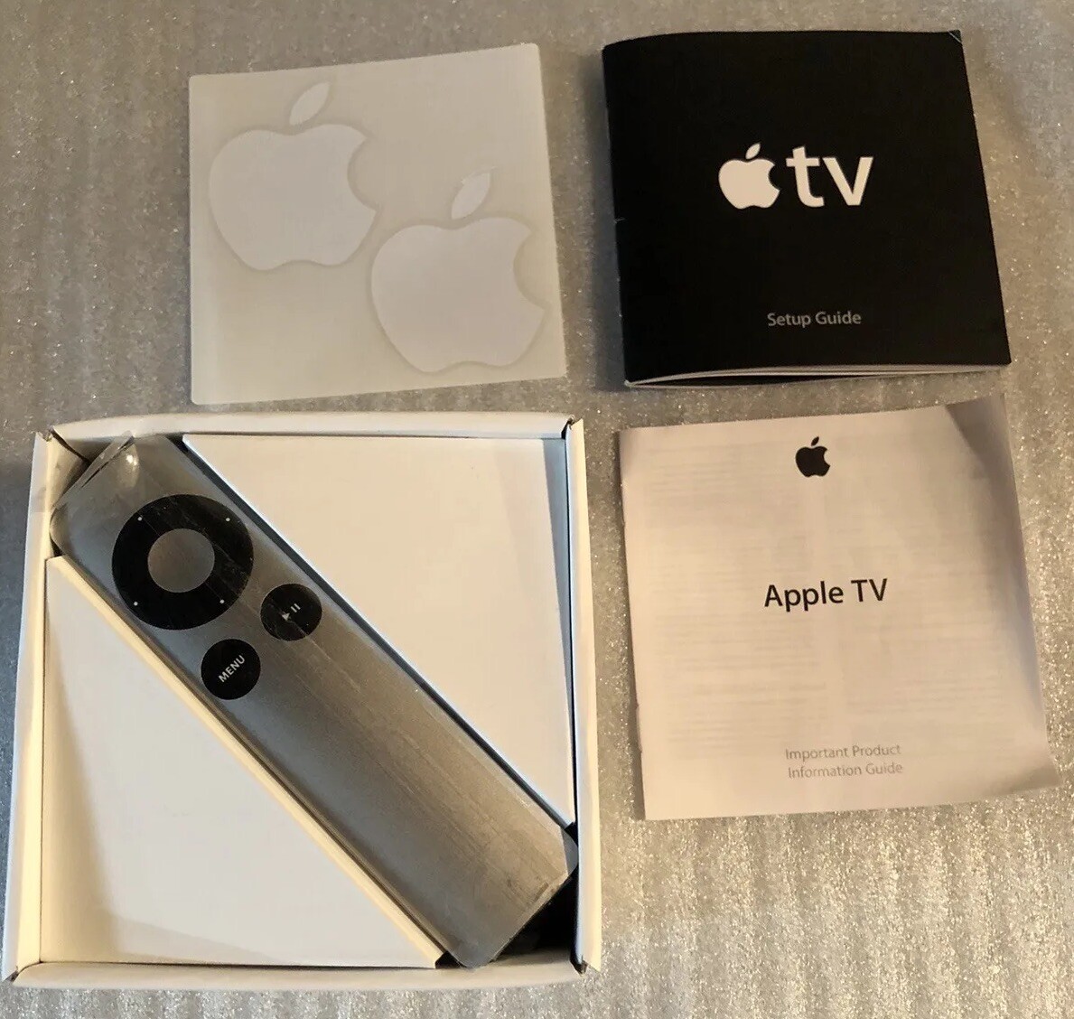 Apple A1378 TV 2nd Silver remote