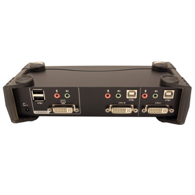 ATEN CS1762A KVM Switch DVI, USB, Audio, USB-Hub, 2 Ports