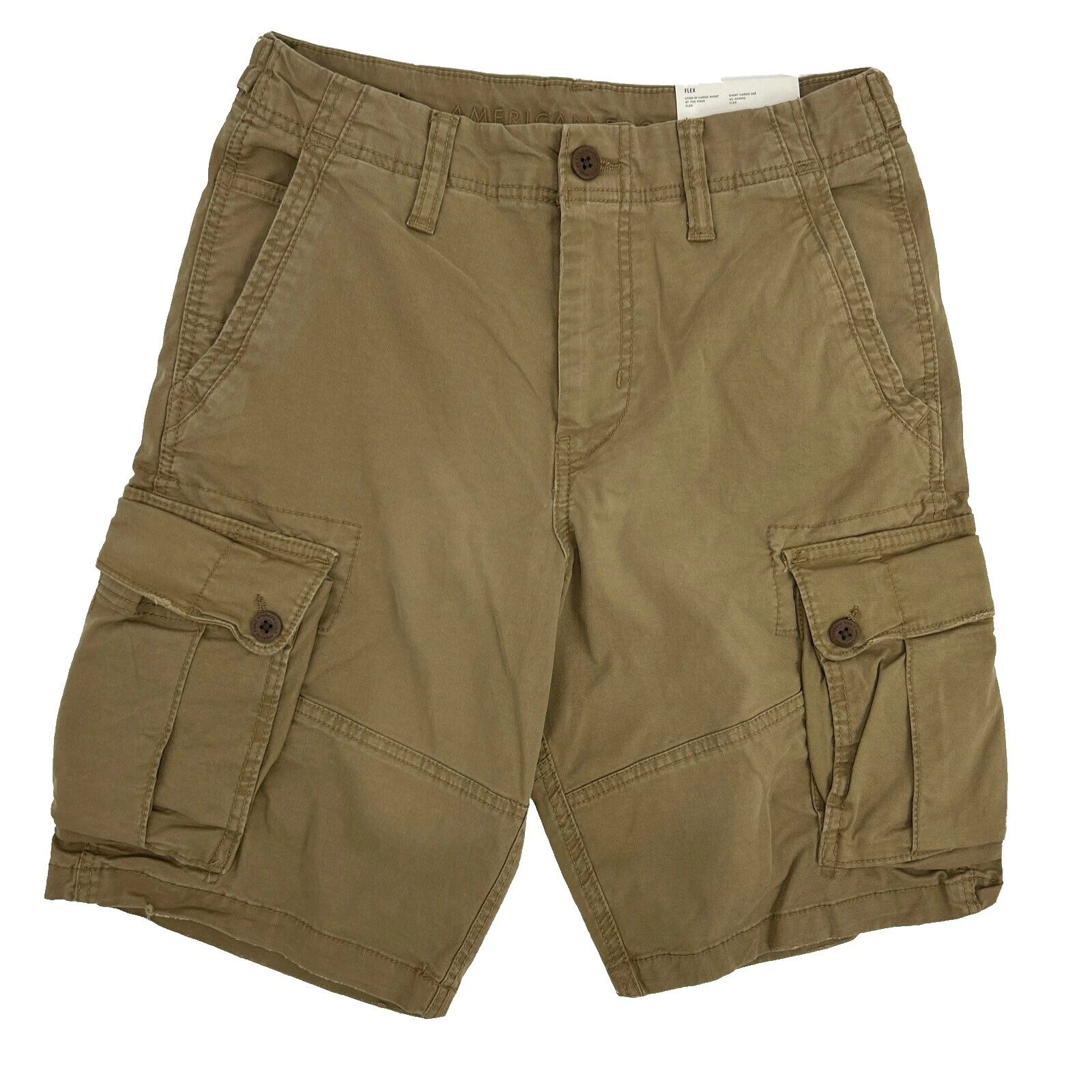 American Eagle Outfitters Cotton Solid Shorts for Men