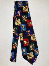 Pooh Disney Mens Formal Necktie 58"Lx3.75"W Multicolor Neck Tie