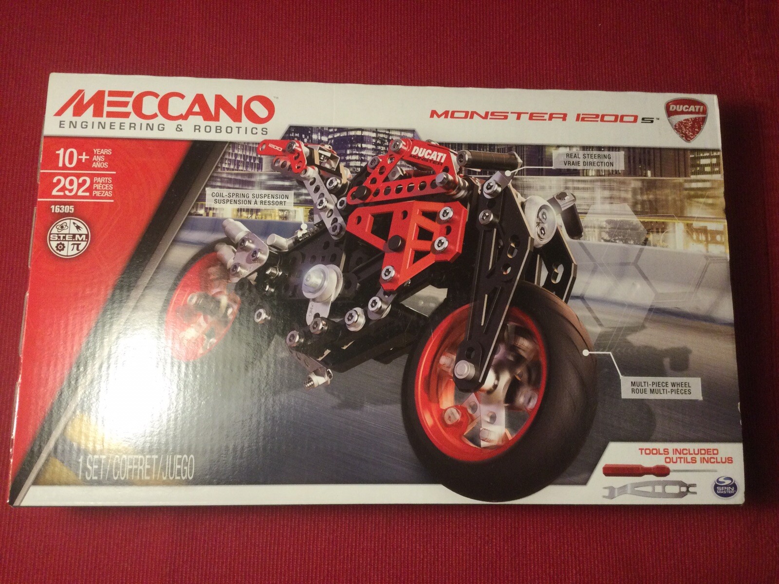 Meccano Ducati Monster 1200s Spin Master