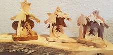 Minikrippe, Komplettkrippe, Baumanhänger, Krippe  aus Olivenholz aus Bethlehem