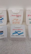 Vtg Discontinued Johnson Johnson Wax Dental Floss Drama Theater Prop Lot Of 6