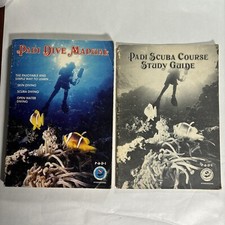 PADI Scuba Rescue Diving Manual Guidebook Bundle Instructions Recreational Books