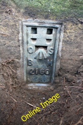 Photo 6x4 Benchmark on Yafforth Bridge Ordnance Survey flush bracket (ser c2013