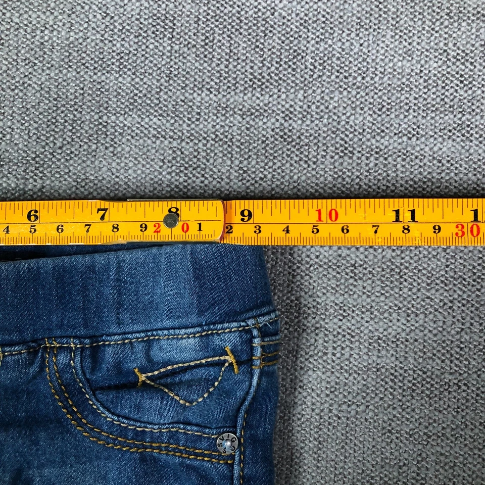 Jeans Vigoss Bebé Niñas 12M Meses Azul Denim Jagger Ajustado Bordado Secuencia Foto 4 de 4