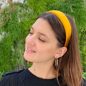 prada headband satin