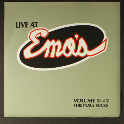 VARIOUS: live at emo's, vol. 2-#2 this place sucks NO LIE 7'' Single 45 RPM