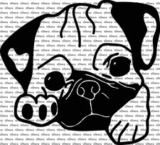 Cute Peeking Pug Puppy Car Truck Van Window Vinyl Decal US Made And Sold