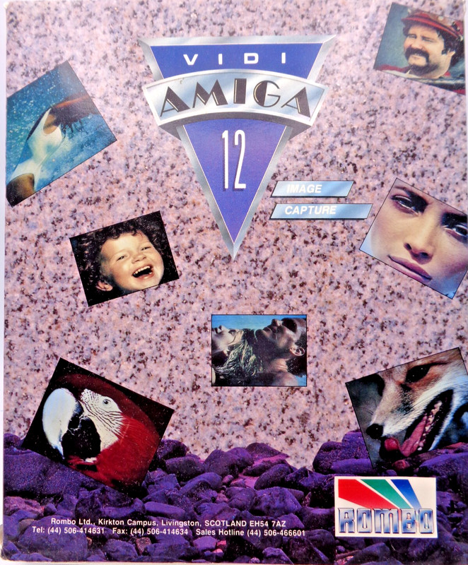 COMMODORE AMIGA -- VIDI AMIGA 12 (ROMBO - INTERFACE & DISK)