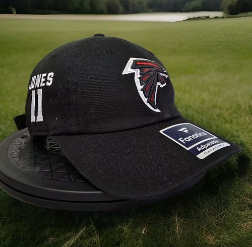 Atlanta Falcons Julio Jones 11 Fanatics Mütze schwarz verstellbar Einheitsgröße - neu Etikett