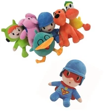 New Pocoyo plush toy set 6pcs Super Pocoyo toy Ellie Nina Loula Pato Sleepy Bird