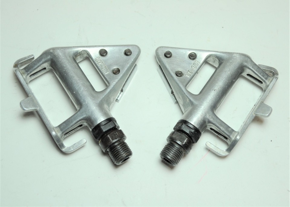 Pédales Plates-formes BMX Vintage Wellgo LU-313 – Old School – Axe 1/2 Pouce – Occasion