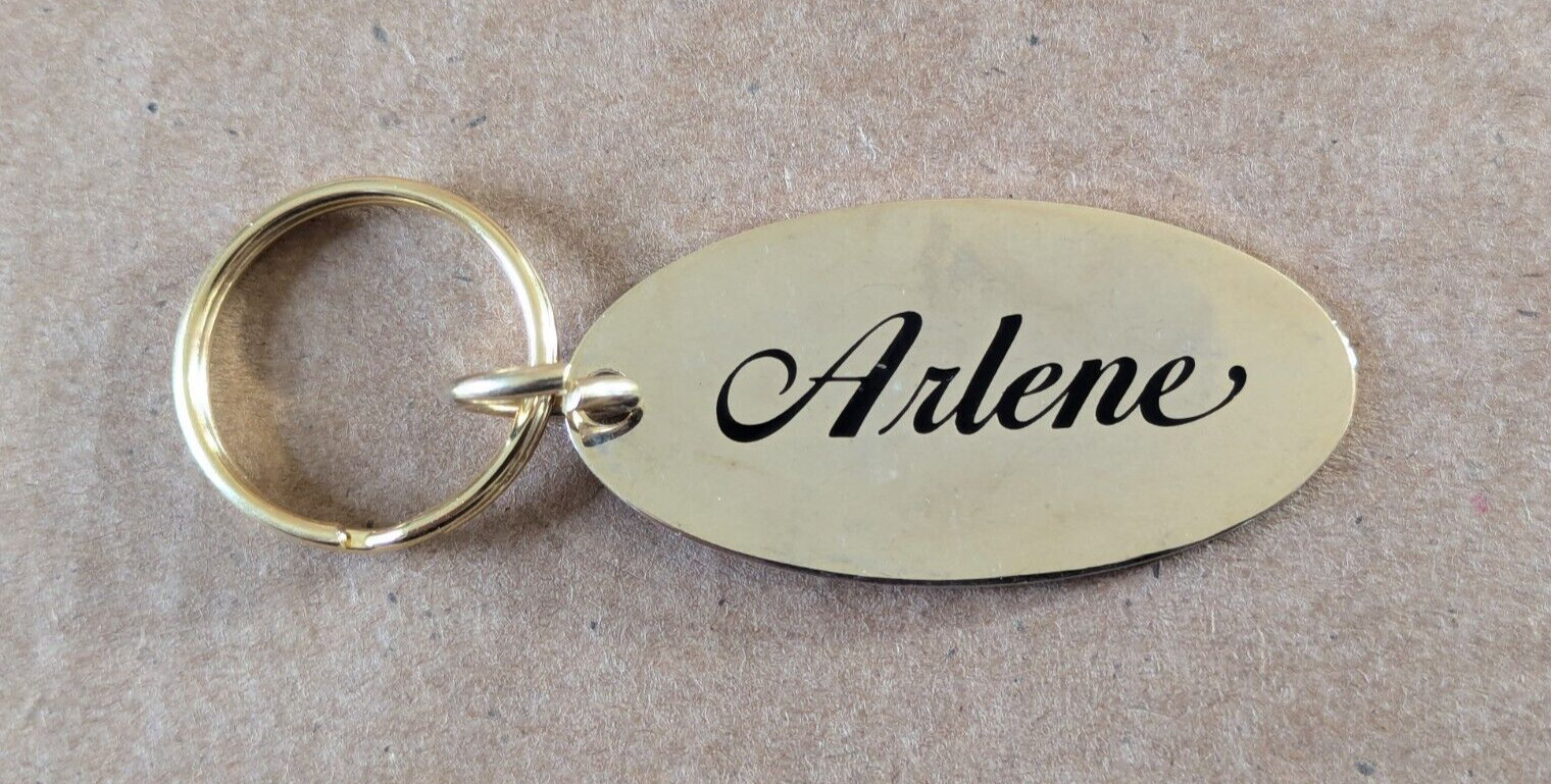 Arlene Keychain Ring Solid Brass - image 1