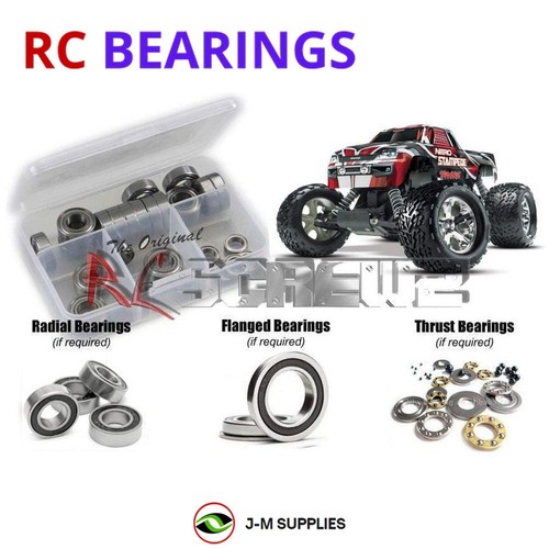 RCScrewZ Rubber Shielded Bearings tra068r for Traxxas Stampede Nitro TSM | KIT