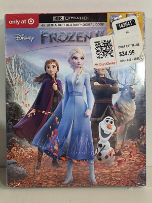 Frozen II (4K UHD Blu-ray Disc, 2020, 2-Disc Set) SEALED NEW 