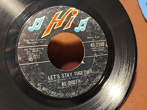 AL GREEN: "Let’s Stay Together" / "Tomorrow’s Dream" 7” Vinyl FUNK/SOUL - Picture 4 of 4