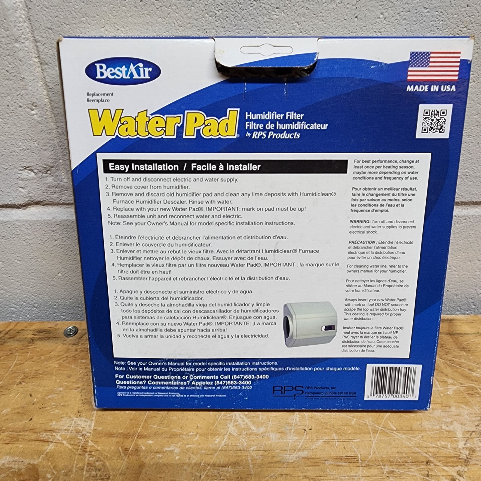 BestAir Replacement Furnace Humidifier Water Pad A10 eBay