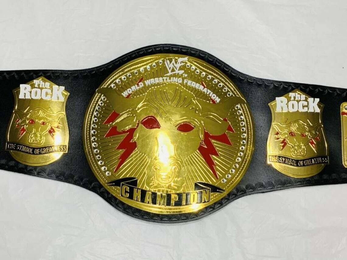 The Rock Brahma Bull Championship Belt Adult Size World