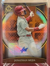2023 Bowman Jonathan Mejia Invicta Orange Refractor Auto 01/25 Cardinals BI-15