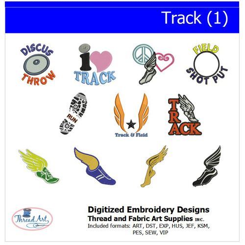 Design Set - Track(1) - 13 Designs - 9 Formats - Usb Stick