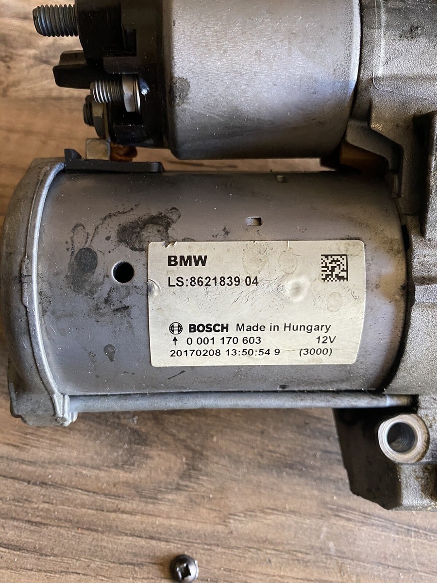 2017-2021 BMW 230 330 430 B46 B48 Engine Starter Motor BOSCH