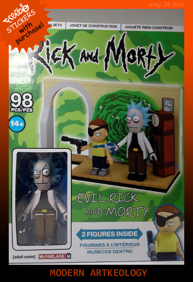 Evil Rick and Morty - McFarlane Builds - Adult Swim | eBay