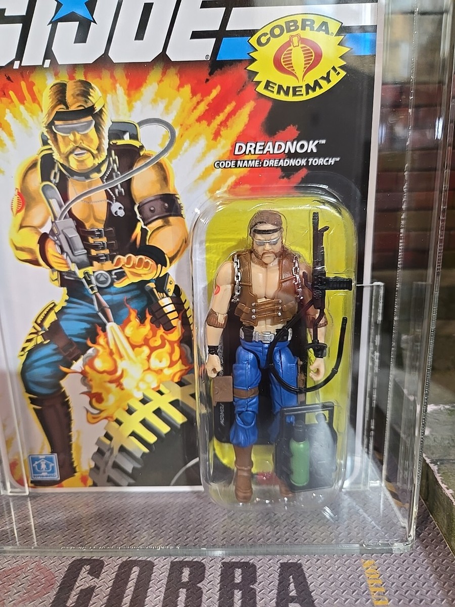 GI JOE ~ AFA 9.75 ~ TORCH DREADNOK ~ NEAR PERFECT ~ 2009 COMIC