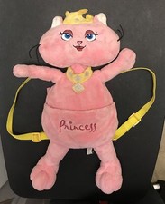 Animal Alley Catrina Cat Plush Stuffed Toys R Us Pink Princess Backpack 18  
