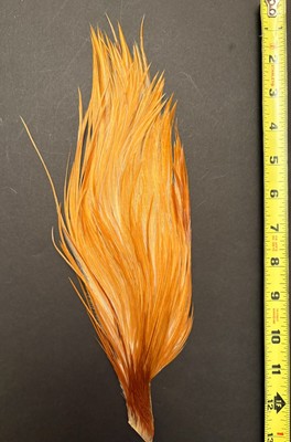 Salmon Fly Tying Feather - Whiting 1/2 Cape - Ginger - Pro Grade